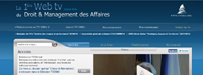 Web Tv | Droit et Management des affaires